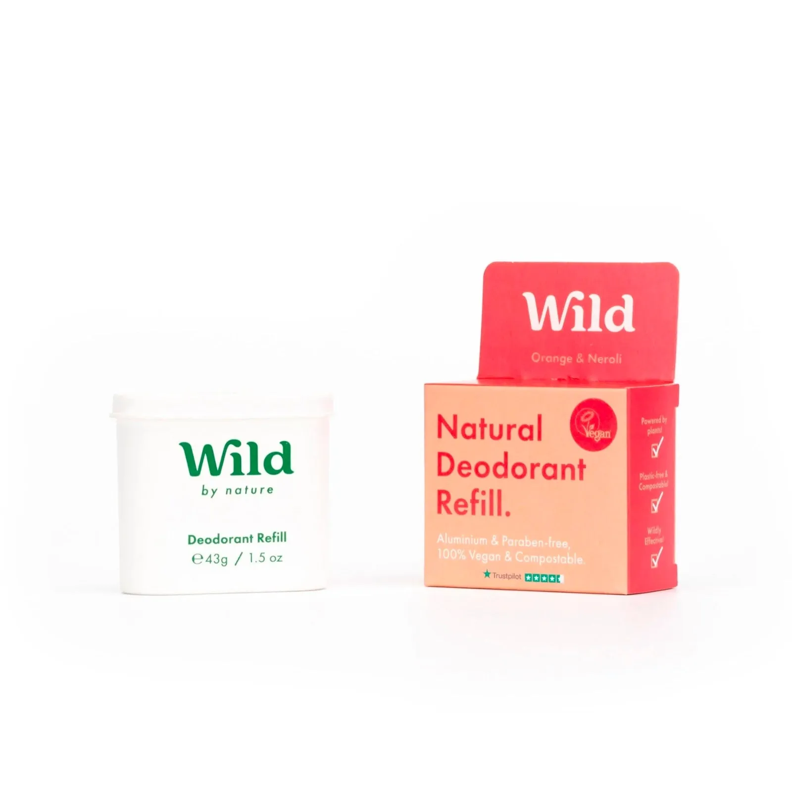 Wild | Natural Deodorant Refill | Orange Zest