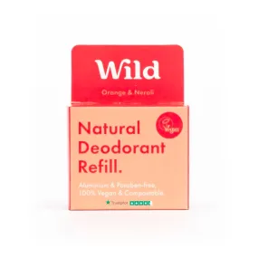 Wild | Natural Deodorant Refill | Orange Zest
