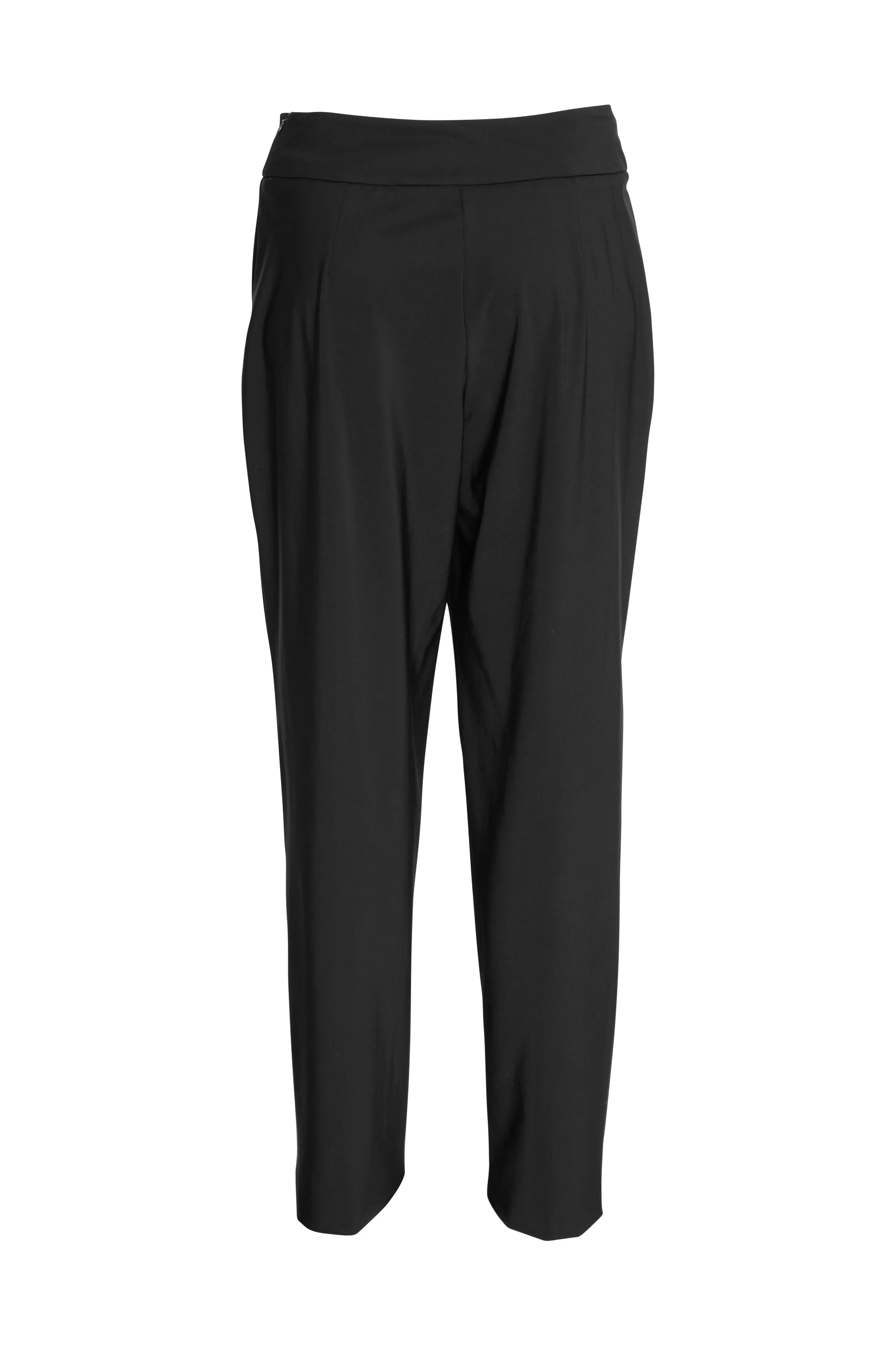 Yoke Pleat Pant - Black 6055